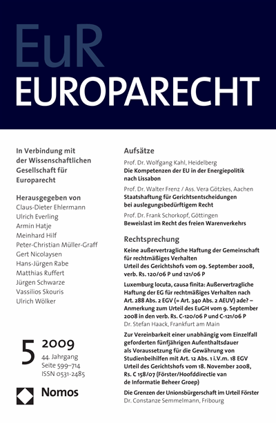 Europarecht (EuR)