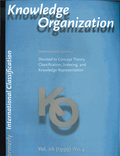 KO KNOWLEDGE ORGANIZATION