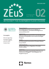 ZEuS Zeitschrift für Europarechtliche Studien