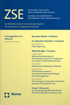 ZSE Zeitschrift für Staats- und Europawissenschaften | Journal for Comparative Government and European Policy