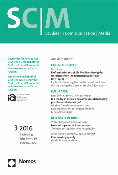 SCM Studies in Communication and Media