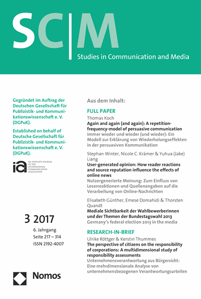 SCM Studies in Communication and Media