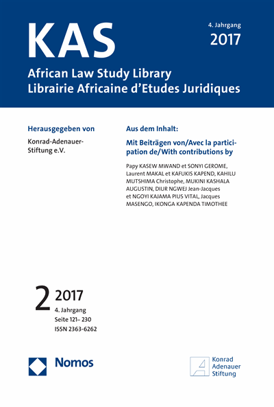 KAS African Law Study Library