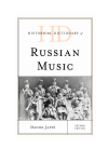 Daniel Jaffé - Historical Dictionary of Russian Music