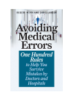 Robert M. Fox, Chris Landon - Avoiding Medical Errors