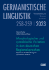 Hanna Fischer, Stefan Rabanus - Morphologische und syntaktische Variation in den deutschen Regionalsprachen
