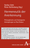 Stefan Orth, Peter Reifenberg - Hermeneutik der Anerkennung