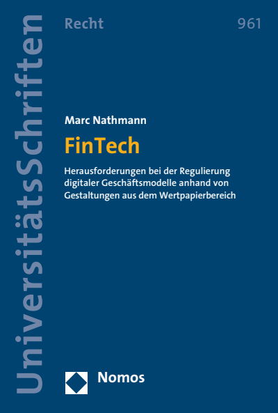 Fintech Ebook 2019 978 3 8487 5891 3 Volume 2019 Issue Nomos Elibrary