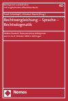 Frank Schorkopf, Christian Starck - Rechtsvergleichung - Sprache - Rechtsdogmatik