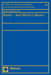 Stefan Kadelbach - Brexit - And What It Means