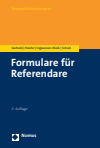 Sönke Gerhold, Bernd Hoefer, Hege Ingwersen-Stück, Sönke E. Schulz - Formulare für Referendare