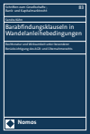 Sandra Kühn - Barabfindungsklauseln in Wandelanleihebedingungen