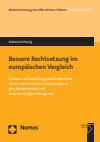 Antonia Schurig - Bessere Rechtsetzung im europäischen Vergleich