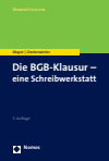 Volker Mayer, Petra Oesterwinter - Die BGB-Klausur – eine Schreibwerkstatt