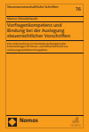 Marcus Schnabelrauch - Vorfragenkompetenz und Bindung bei der Auslegung steuerrechtlicher Vorschriften