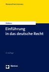 Gerhard Robbers - Einführung in das deutsche Recht