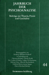 Friedrich Wilhelm Eickhoff - Jahrbuch der Psychoanalyse