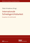 Dieter Krimphove - Internationale Schiedsgerichtsbarkeit
