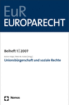 Armin Hatje, Peter M. Huber - Unionsbürgerschaft und soziale Rechte