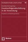 Stephan Hensel, Kilian Bizer, Martin Führ, Joachim Lange - Gesetzesfolgenabschätzung in der Anwendung