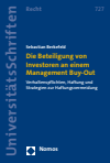 Sebastian Berkefeld - Die Beteiligung von Investoren an einem Management Buy-Out