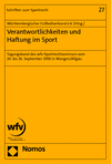  Württembergischer Fußballverband e.V. - Verantwortlichkeit und Haftung im Sport
