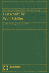Klaus Lüderssen, Klaus Volk, Eberhard Wahle - Festschrift für Wolf Schiller