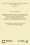Tobias C. Riethmüller - Minderheitenschutz und allokative Steuerung im System von Konzern- und Übernahmerecht