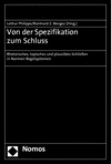 Rainhard Z. Bengez, Lothar Philipps - Von der Spezifikation zum Schluss