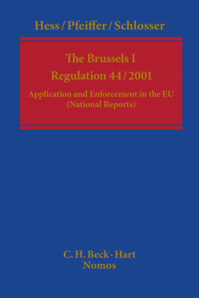 Report On The Application Of The Judgment Regulation In The Member States Ebook 2008 978 3 8487 2491 8 Nomos Elibrary
