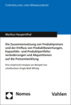 Markus Haupenthal - Die Zusammensetzung von Produktpreisen und der Einfluss von Produktbewertungen, Kapazitäts- und Produktportfolioveränderungen und Akquisitionen auf die Preisentwicklung
