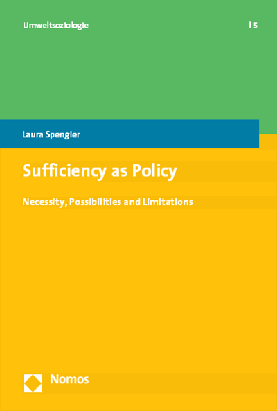 Nomos Elibrary Sufficiency As Policy