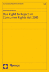 Jonathon Watson - Das Right to Reject im Consumer Rights Act 2015