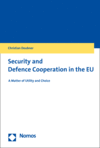 Christian Deubner - Security and Defence Cooperation in the EU