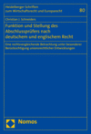 Christian J. Schneiders - Funktion und Stellung des Abschlussprüfers nach deutschem und englischem Recht