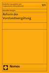 Benedikt Hoegen - Reform der Vorstandsvergütung