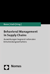 Joachim Reese, Stefan Koch - Behavioral Management in Supply Chains