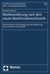 Nicholas Kubesch - Marktsondierung nach dem neuen Marktmissbrauchsrecht