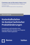 Marcel Gebhardt - Kostenkalkulation im Kontext technischer Produktänderungen