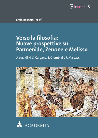 Verso La Filosofia Nuove Prospettive Su Parmenide Zenone E Melisso Ebook 2020 978 3 89665 926 2 Volume 2020 Issue Nomos Elibrary