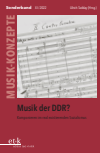 Ulrich Tadday - Musik der DDR?