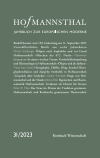 Maximilian Bergengruen, Alexander Honold, Ursula Renner, Günter Schnitzler - Hofmannsthal – Jahrbuch zur Europäischen Moderne