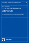 Achim Büllesbach - Transnationalität und Datenschutz