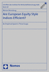Marian Berneburg - Are European Equity Style Indices Efficient?
