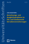 Julia-Anabel Belitz - Anrechnungs- und Ausgleichsprobleme im Erb- und Familienrecht bei Lebensversicherungen