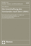 Armin Winnen - Die Innenhaftung des Vorstandes nach dem UMAG