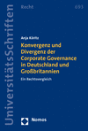 Anja Köritz - Konvergenz und Divergenz der Corporate Governance in Deutschland und Großbritannien