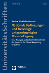 Sandra Schwindenhammer - Nationale Bedingungen und freiwillige unternehmerische Normbefolgung