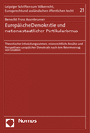 Benedikt Franz Assenbrunner - Europäische Demokratie und nationalstaatlicher Partikularismus