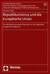 Thorsten Thiel - Republikanismus und die Europäische Union